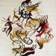Tapis de la série Caverna vers 1950 243 X 183 cm