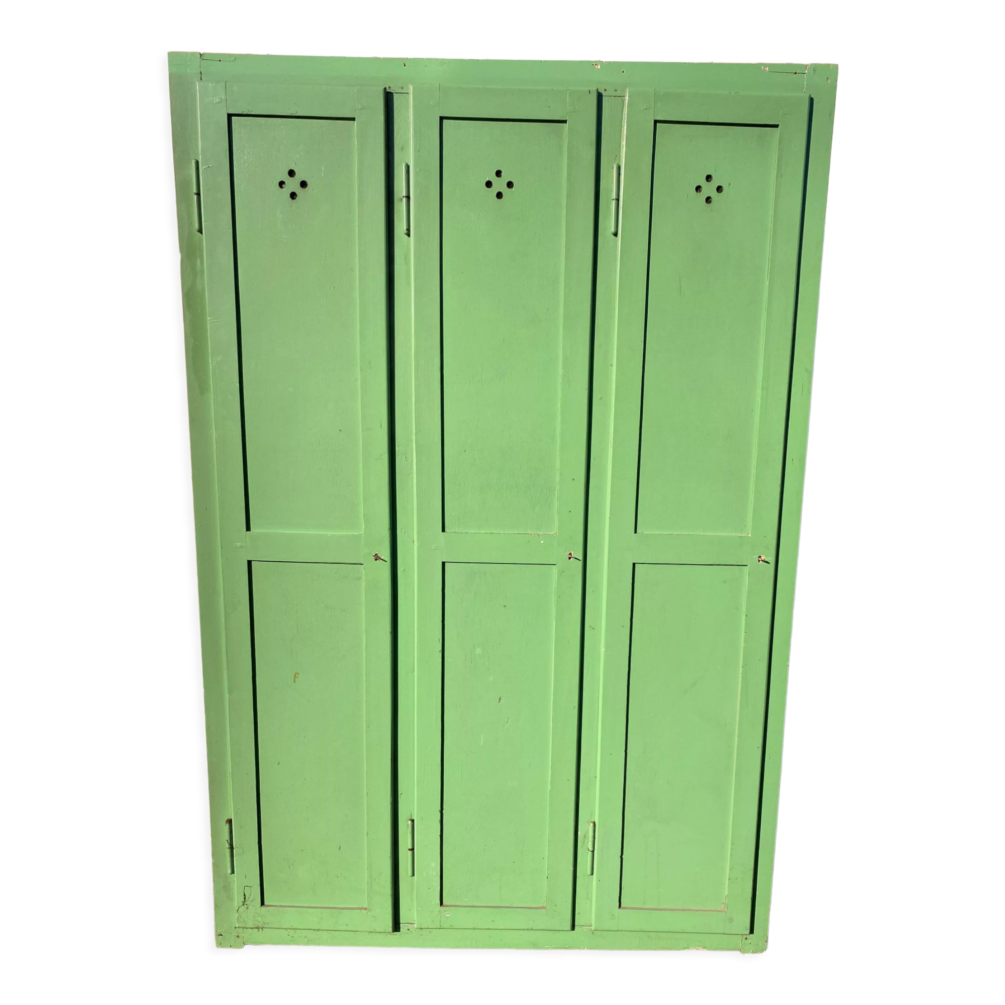 Vestiaire d’usine bois 3 portes