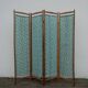old vintage fabric screen