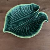 Fruit cup green leaf vallauris signed a.ferlay