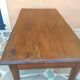 Vintage 1920s wooden farm table