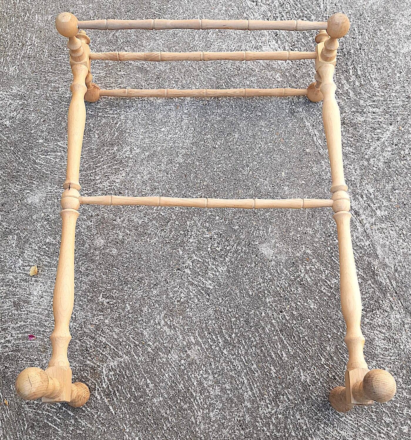 standing towel rack 1900 bamboo style