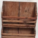 Wall shelf carries mail or spices