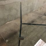 Post modern tempered glass table circa 1980