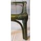 Green rattan coffee table