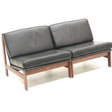2x Moduline armchairs designed by Ole Gjerløv Knudsen & Torben Lind for Cad