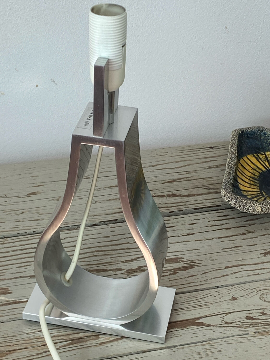 Lampe en aluminium design, Klabb Ikea, années 90