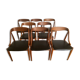 8 Johannes Andersen model 16 chairs for Uldum Denmark