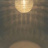 Stunning crystal glass pendant, Peill & Putzler, Germany, 1970s