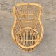 Bamboo and rattan armchair 50s Italy