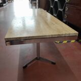 Travertine coffee table