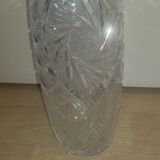Vase vintage en cristal ciselé 1920