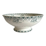 Poppies iron clay salad bowl, HB Choisy le Roi