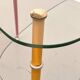 Italian Arlecchino Side Table in Glass by Edoardo Paoli for Vitrex