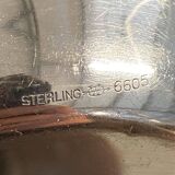 Pair of sterling silver biscuit dishes by Webster circa 1950.