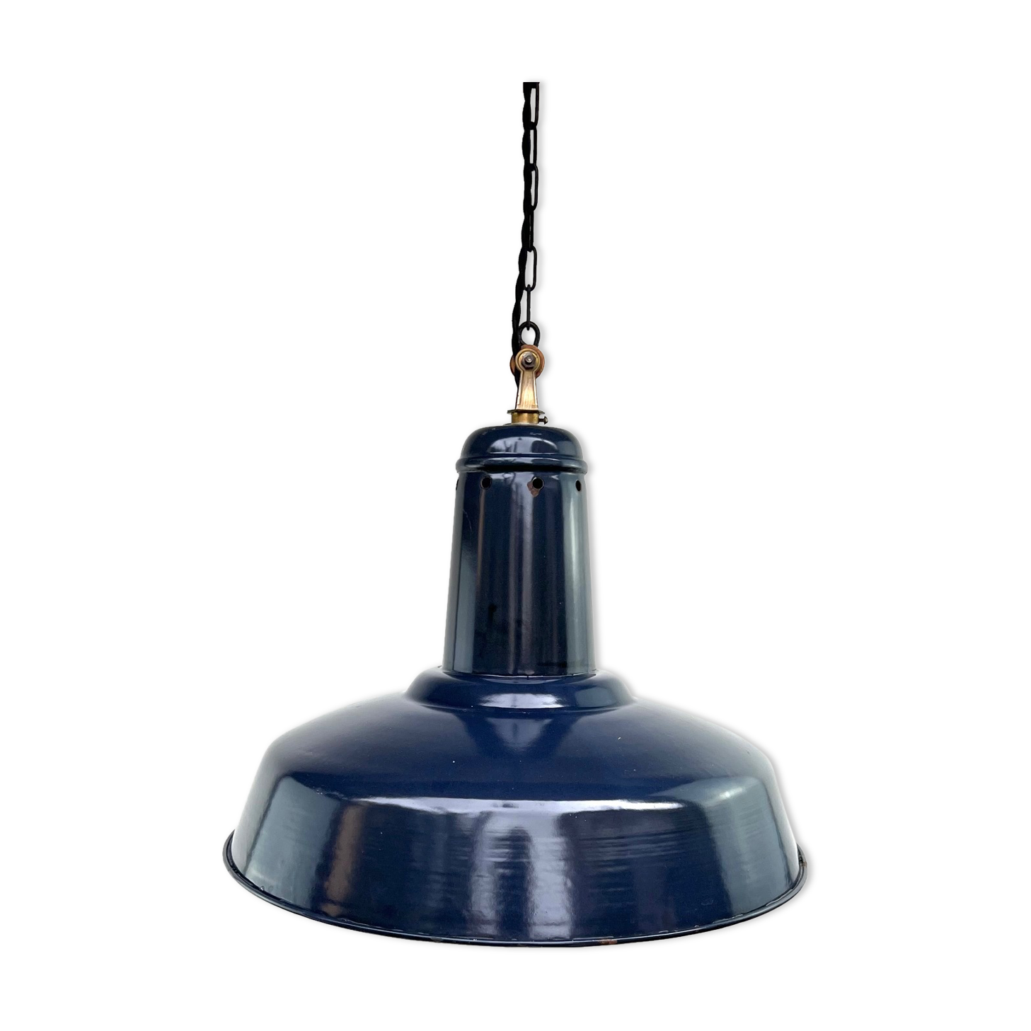 Hanging lamp midnight blue 1950