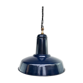 Hanging lamp midnight blue 1950