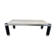 Table basse marbre perlato Roche Bobois vintage 1970