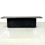 Lodovico Acerbis, Giotto Stoppino Sheraton sideboard in glossy black lacquer