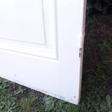 Communication door H218.5xL80cm, old panelled and moulded.