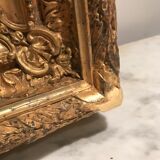Mirror Louis XVI 19th golden 61x78cm