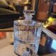 Molded glass carafe – perfume bottle style – 1970s–1990s
