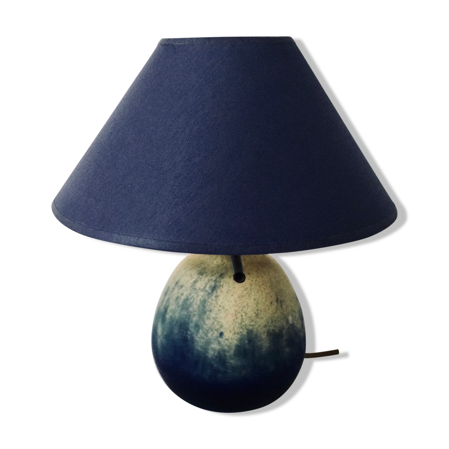 Glass paste lamp by A.France