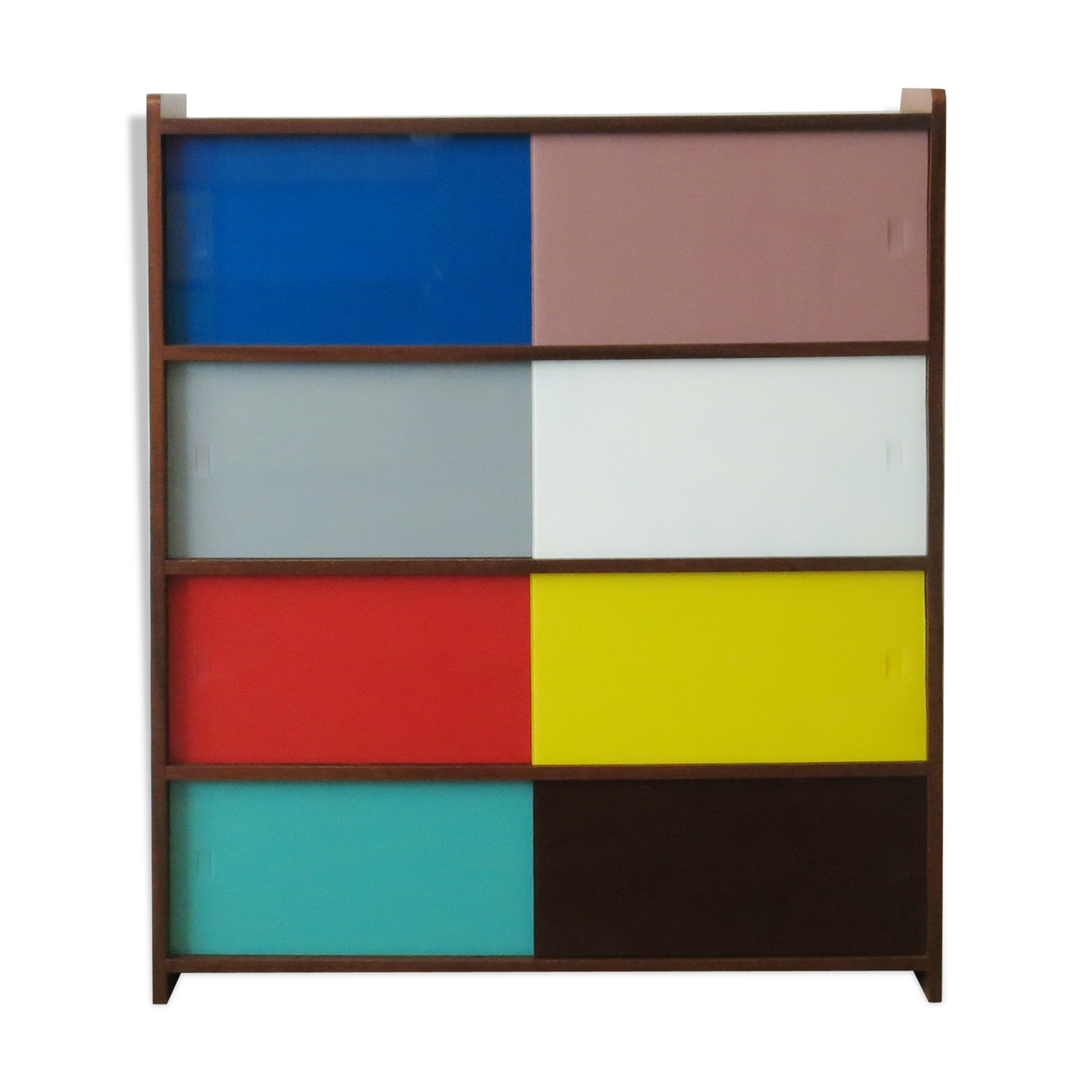 Bibliothèque meuble de rangement des années 60