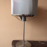 Pair of metal lamps