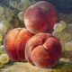 Still life by joseph eugene gilbault 85 peaches and bunches of grapes