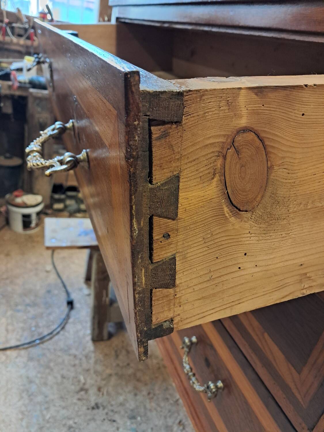 Louis XVI period chest of drawers