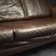 Vintage Mid-Century Scandinavian Danish Modern Brown Leather 3-Seater Sofa, 1970s