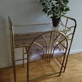 Golden console, 70s/80s