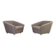 Fauteuils de salon allemands de l'ère spatiale, années 1960, lot de 2