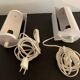 Paire d'appliques murales blanches rouleaux Ikea 1980