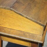 Vintage wooden writing desk, vintage wooden desk, desk secretary, wooden furniture, decoration