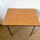 Bureau d'écolier vintage métal et bois