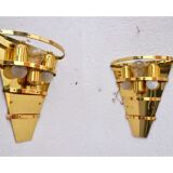 Pair of Kinkeldey appliques, 1970, Germany