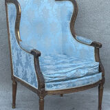 Shepherdess armchair with Louis XVI style ears