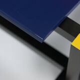 Red And Blue Arm Chair by Gerrit Rietveld for Cassina