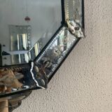 Venetian Murano mirror, late 19th century - 95 x 52 cm