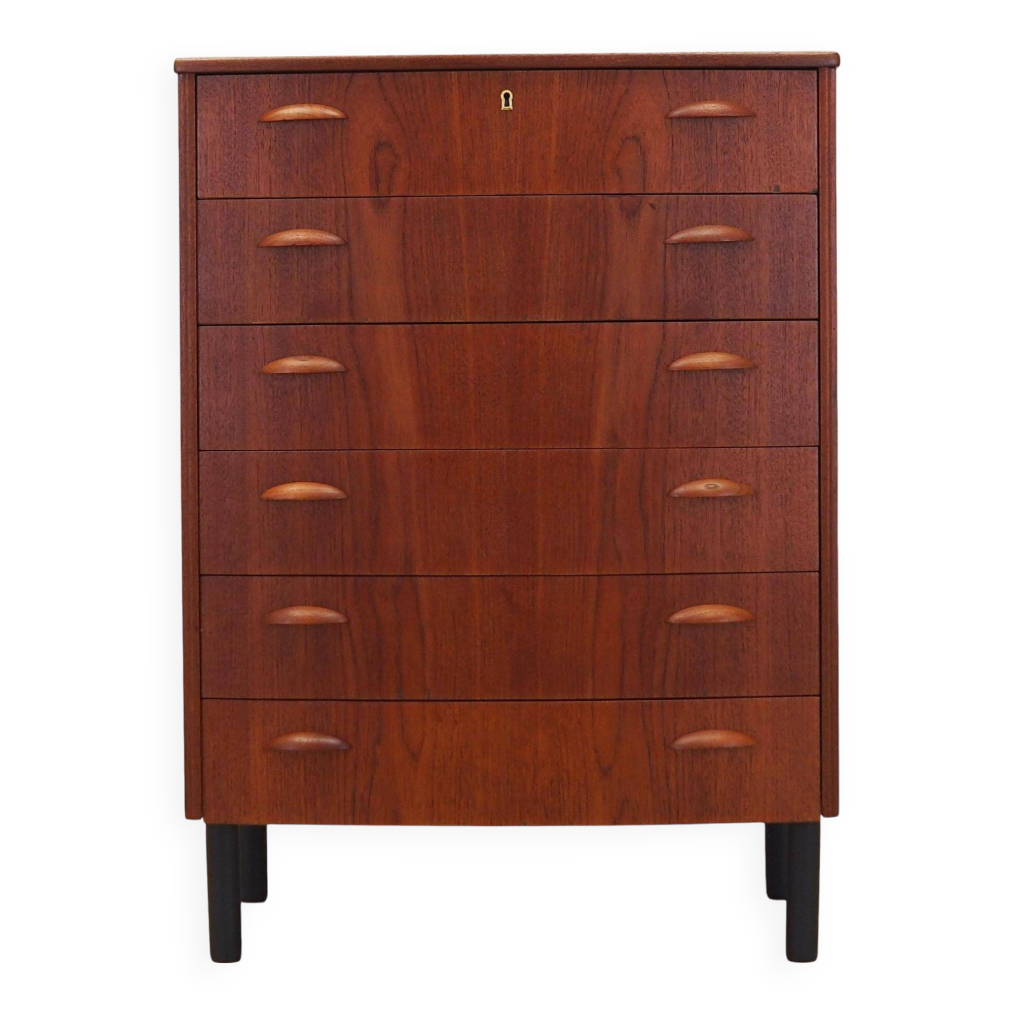 Teak chest of drawers, Danish design, 1970s, production: Denmark