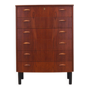 Commode en teck, design - fabrication