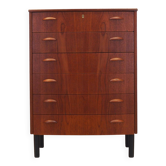 Commode en teck, design danois, années 1970, fabrication : Danemark