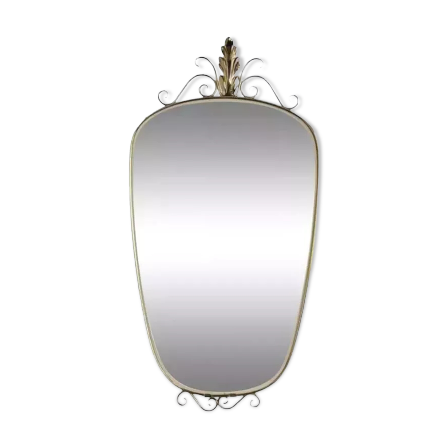 Miroir rétroviseur années 50 60 35x71cm