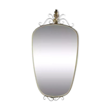 Miroir rétroviseur années 50 60 35x71cm