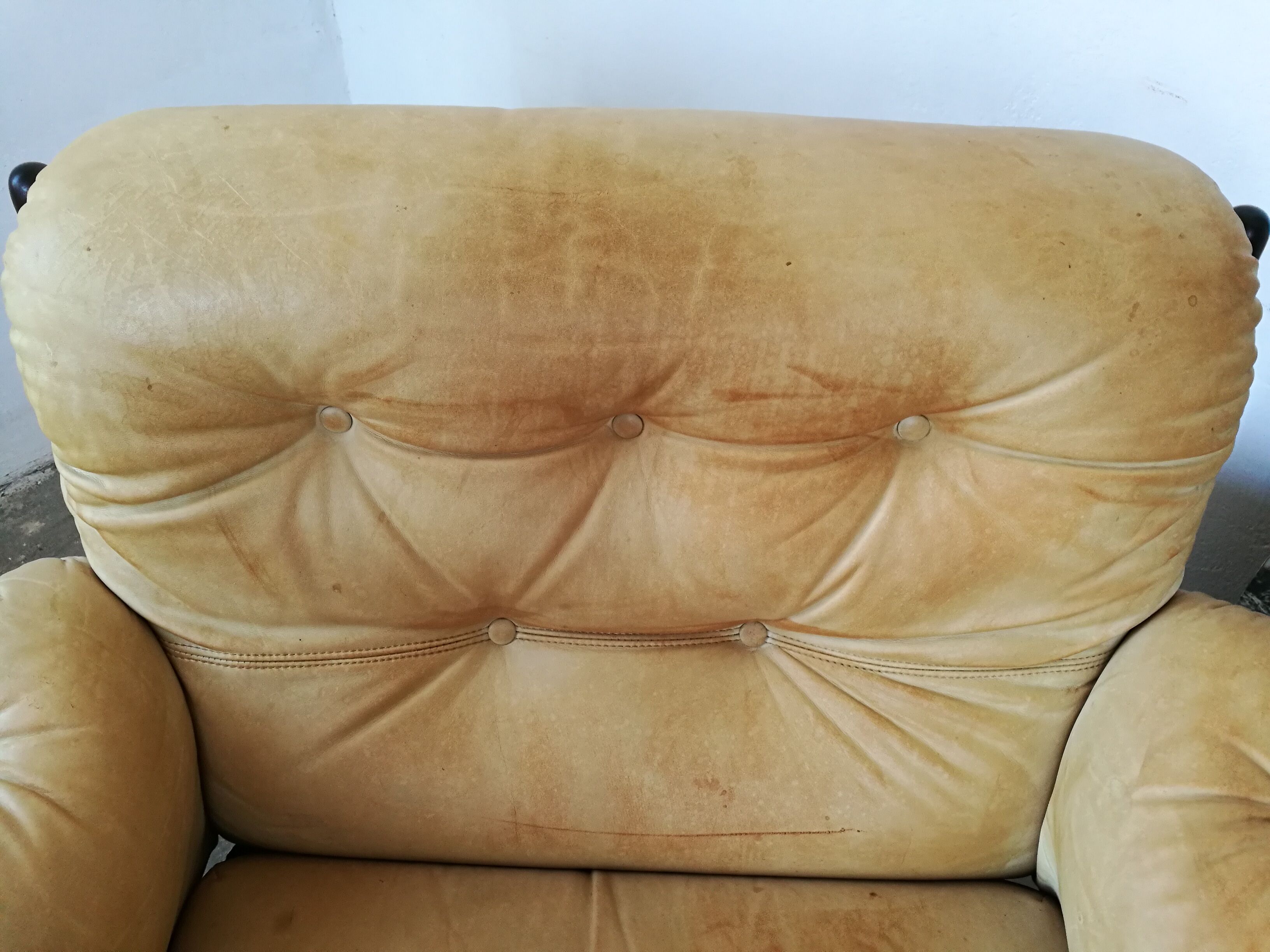 Leather armchair