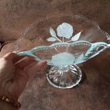 Coupe sur pied cristal originale