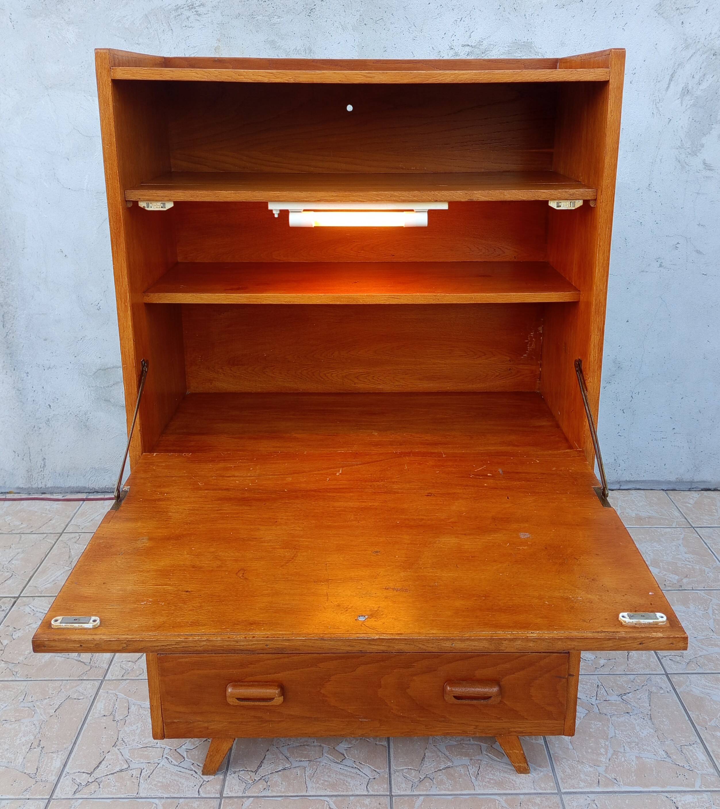 Vintage beech secretary