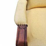 Voltaire armchair in walnut